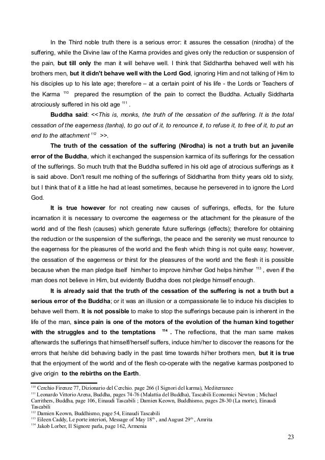 The Error of the Buddha